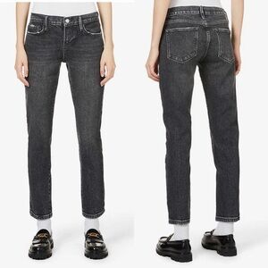 Size 26 Frame black Le garçon crop jeans